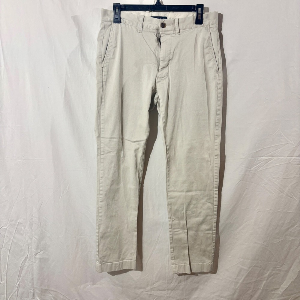 J. Crew Mercantile Flex Slim Straight Chino Pants Men's Size W30xL30 Tan Casual